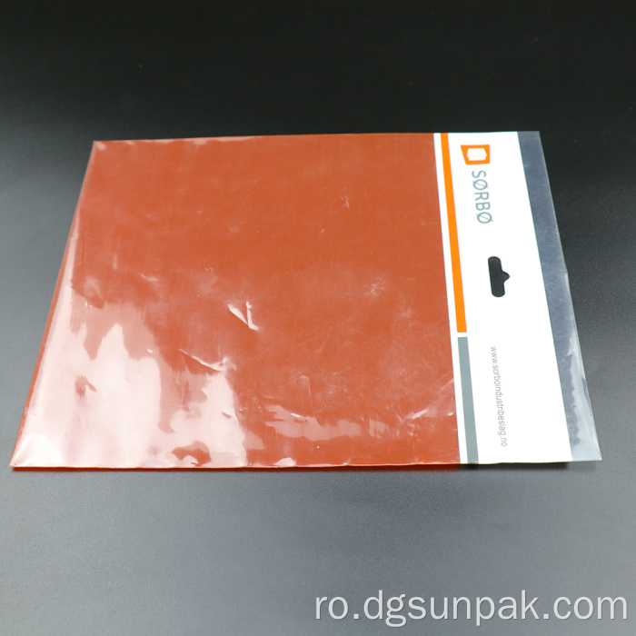 Geanta de plastic autoadeziva imprimata cu logo personalizat